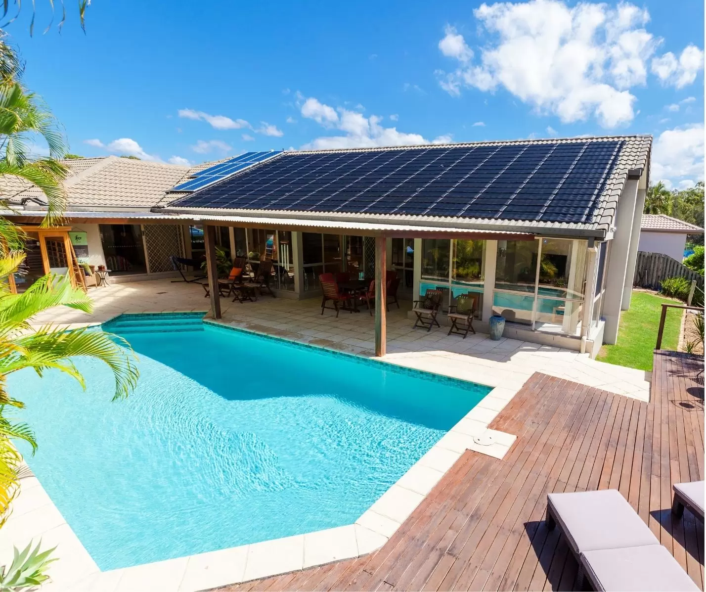 aquecer piscina e casa solar parador das aguas